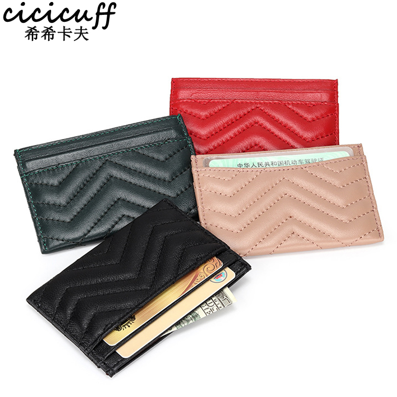 Card Case Minimalist - Ultrathin กระเป๋าเก็บบัตรแบบบางมินิมอล Sheepskin หนังกระเป๋าสตางค์ผู้หญิงขนาดเล็กกระเป๋าเงินใส่บัตร2023ใหม่สุภาพสตรีกระเป๋าเหรียญ