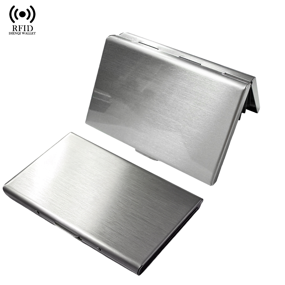 Card Case Minimalist - ที่ใส่บัตร RFID กระเป๋าใส่บัตรเครดิต อลูมิเนียม โลหะ ความจุเยอะ