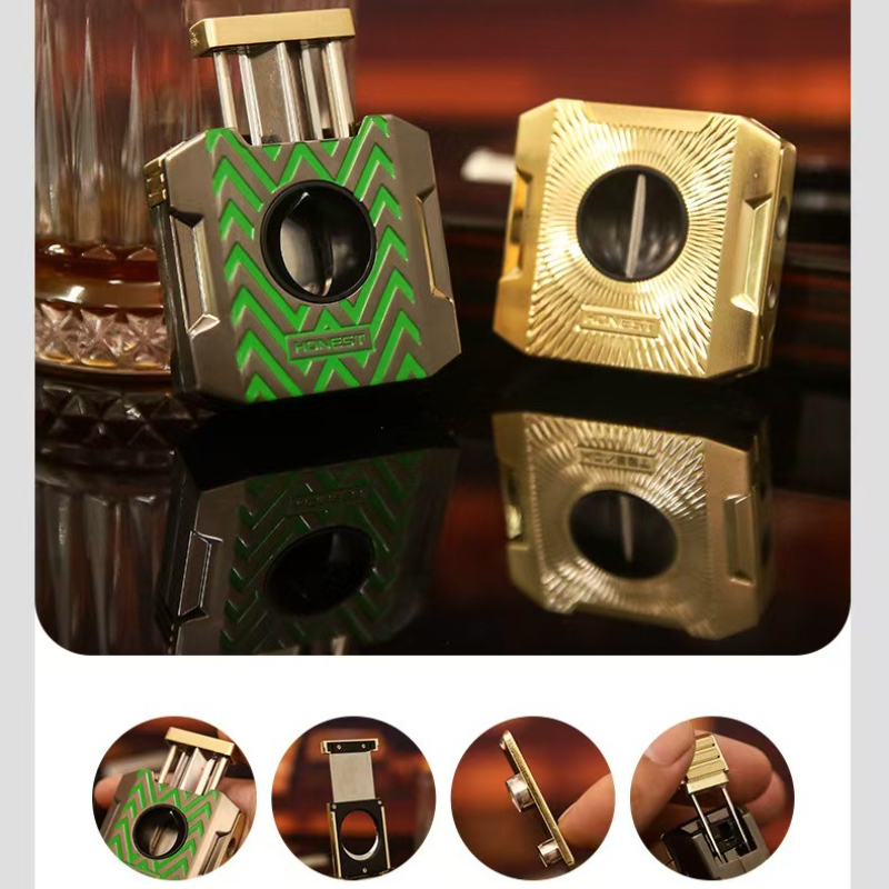 Cigar Cutter Set - ชุดเครื่องมือสำหรับซิการ์ HONEST 4 in 1 -
