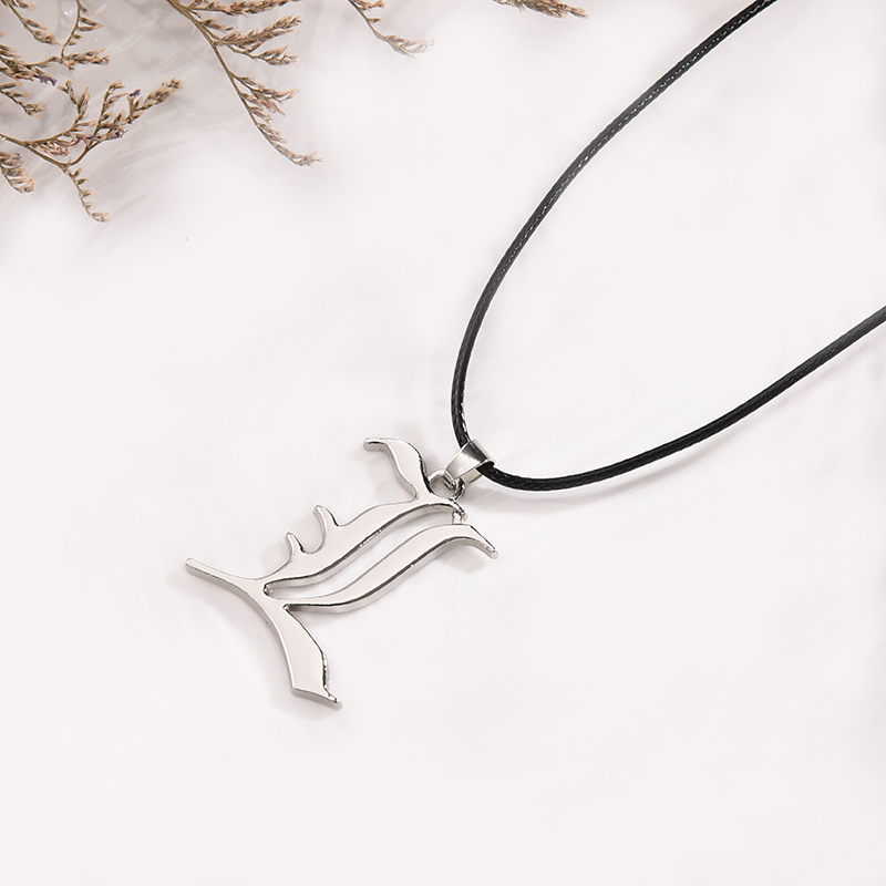 Men Accessories Logo - Anime Death Note L โลโก้สร้อยคออัลลอยคอสเพลย์ผู้หญิง Man