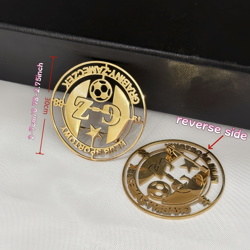 เข็มกลัดโลโก้แบบกำหนดเอง ดีไซน - Men Accessories Logo บทวิจารณ์และราคา