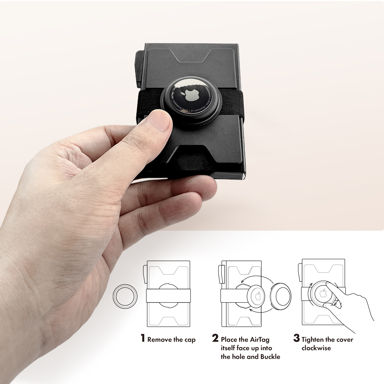 กระเป๋าสตางค์ AirTag โลหะอัจฉร - Card Case Minimalist บทวิจารณ์และราคา