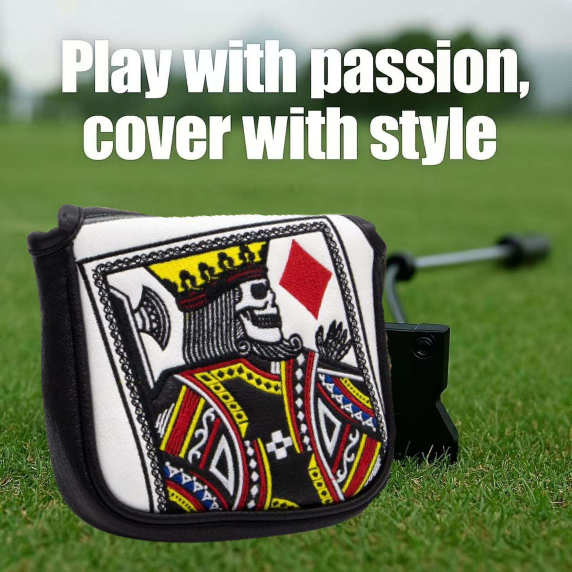 ไม้พัตเตอร์ปักลาย King Of Hear - Men'S Accessories Golf บทวิจารณ์และราคา