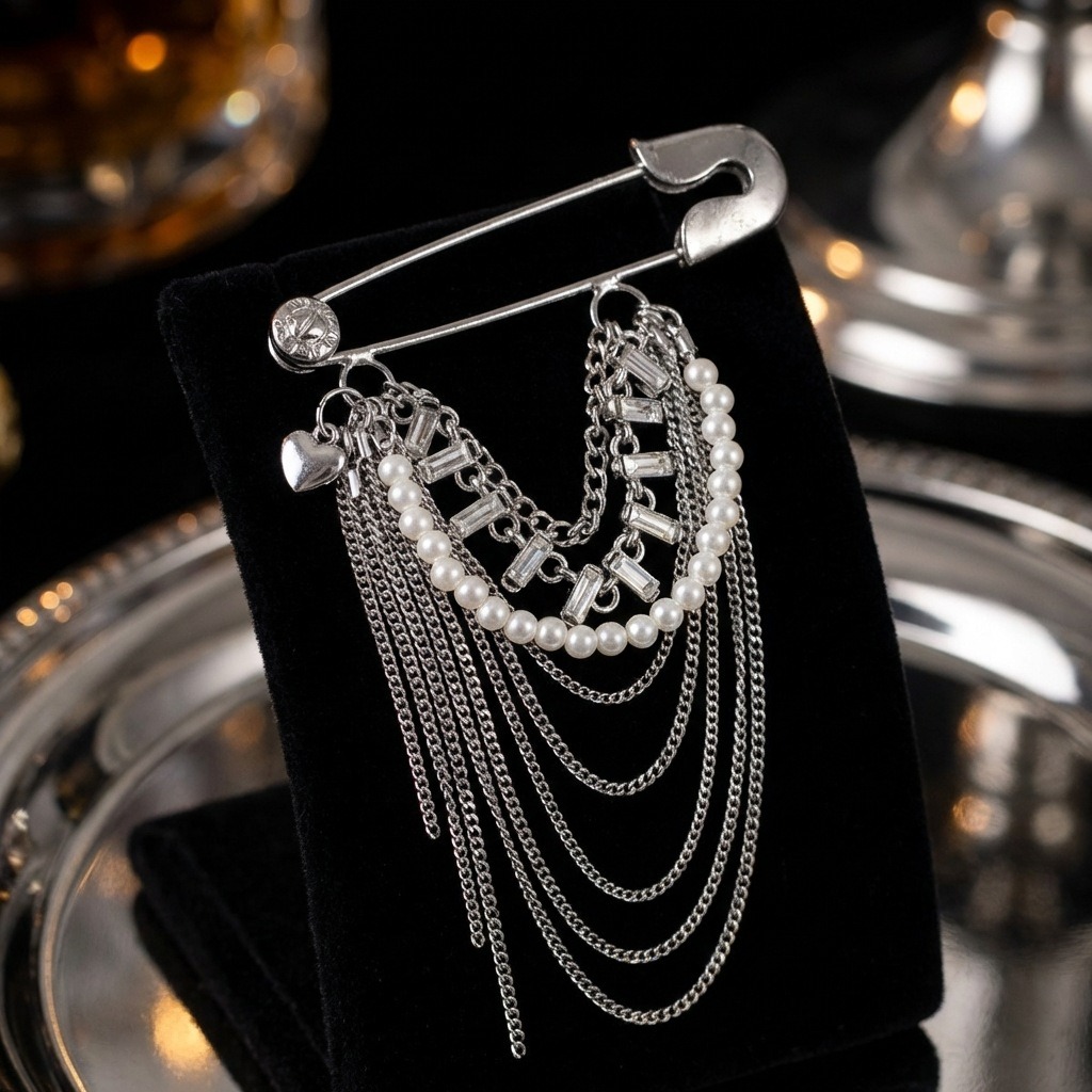 เข็มกลัดพู่ประดับดอกไม้สุดหรูใ - Men'S Accessories Affordable บทวิจารณ์และราคา