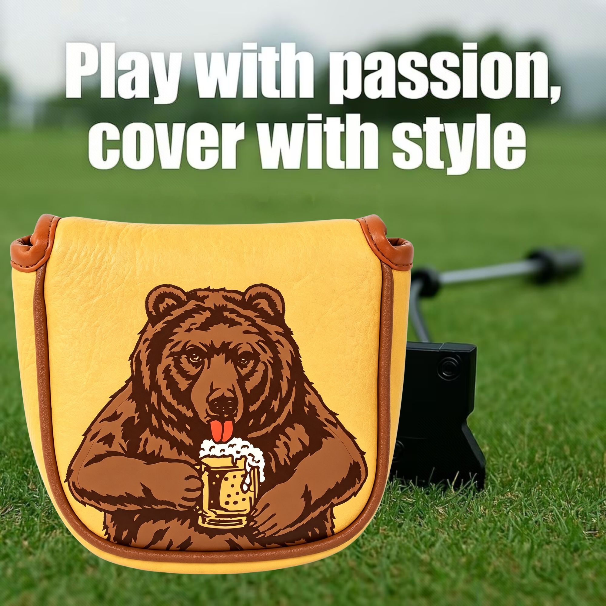 ปลอกคลุมหัวไม้กอล์ฟแบบปักลายหั - Men'S Accessories Golf บทวิจารณ์และราคา