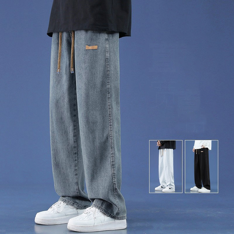 กางเกงยีนส์ขาบานบางสำหรับผู้ชา - Men'S Accessories For Jeans บทวิจารณ์และราคา