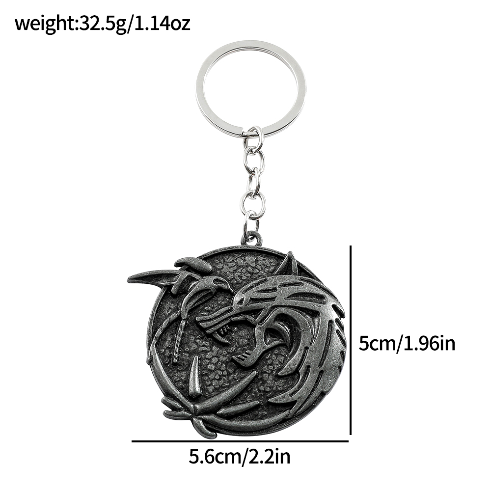 พวงกุญแจหัวหมาป่าสไตล์วินเทจ เ - Men Accessories Pendant บทวิจารณ์และราคา