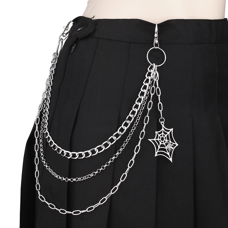 โซ่คล้องกางเกงแฟชั่นพังก์เมทัล - Men'S Accessories For Jeans บทวิจารณ์และราคา