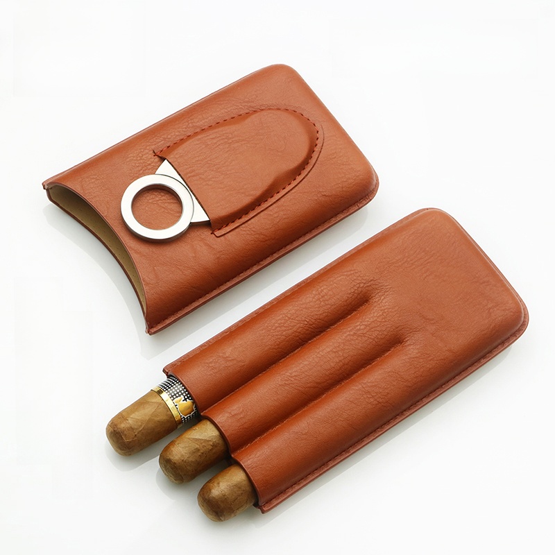 ชุดกล่องซิการ์แบบพกพา 2 ชิ้น พ - Cigar Cutter Set บทวิจารณ์และราคา