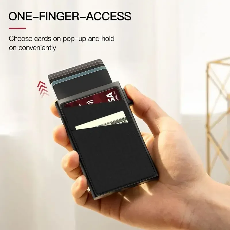 RFID Blocking ผู้ถือบัตรเครดิต - Card Case Minimalist บทวิจารณ์และราคา