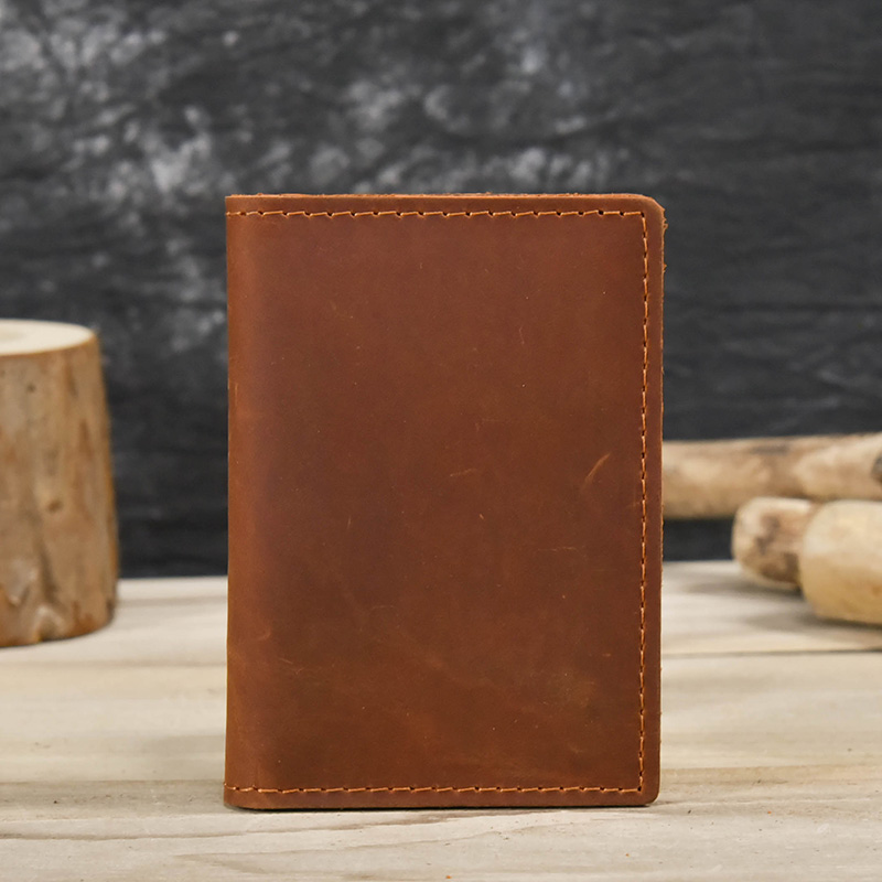 Vintage หนังใบอนุญาตกระเป๋าสตา - Card Case Minimalist บทวิจารณ์และราคา