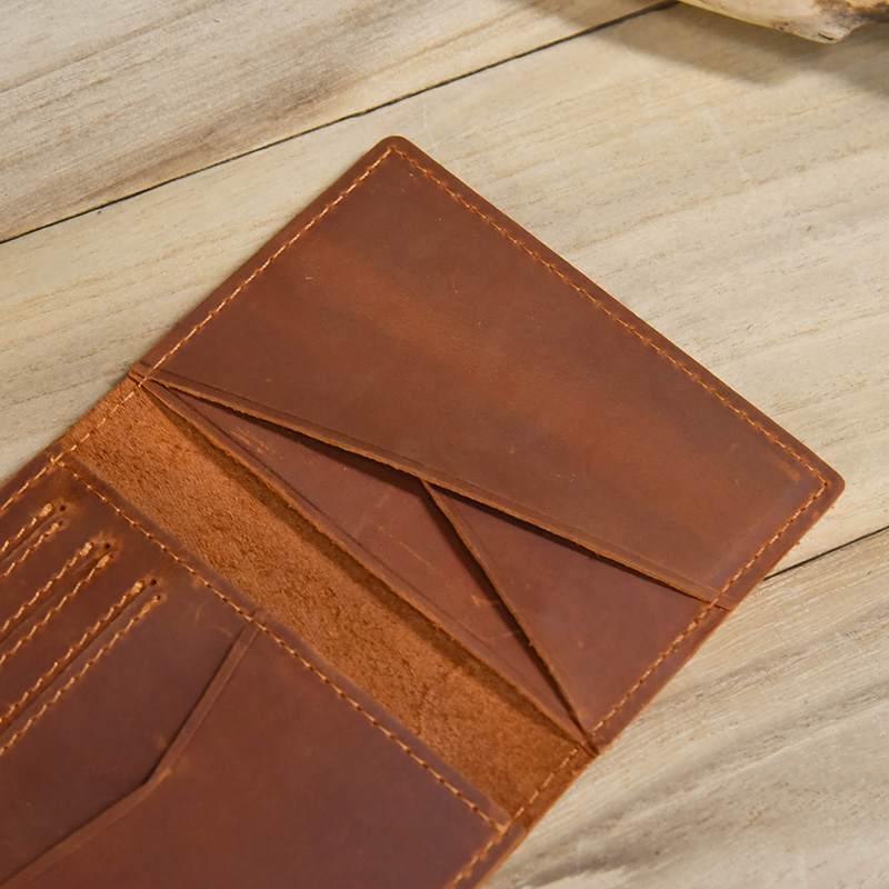 Vintage หนังใบอนุญาตกระเป๋าสตา - Card Case Minimalist บทวิจารณ์และราคา