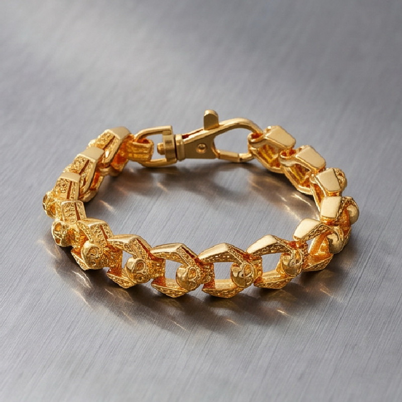 KALEN สร้อยข้อมือรูปหัวกะโหลกส - Men'S Accessories Affordable บทวิจารณ์และราคา