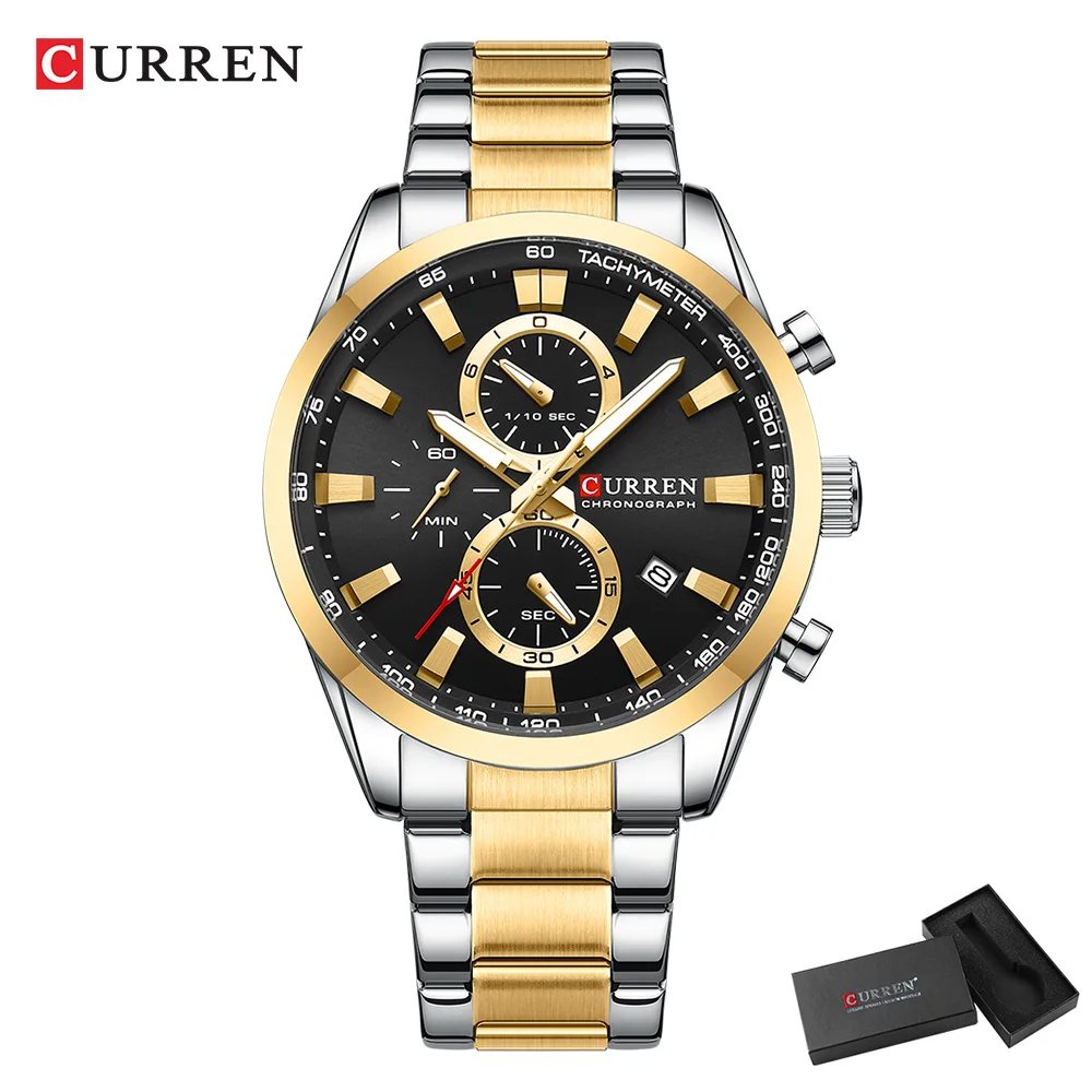 CURREN ลำลองควอตซ์โครโนสปอร์ตน - Men'S Accessories Fashion บทวิจารณ์และราคา