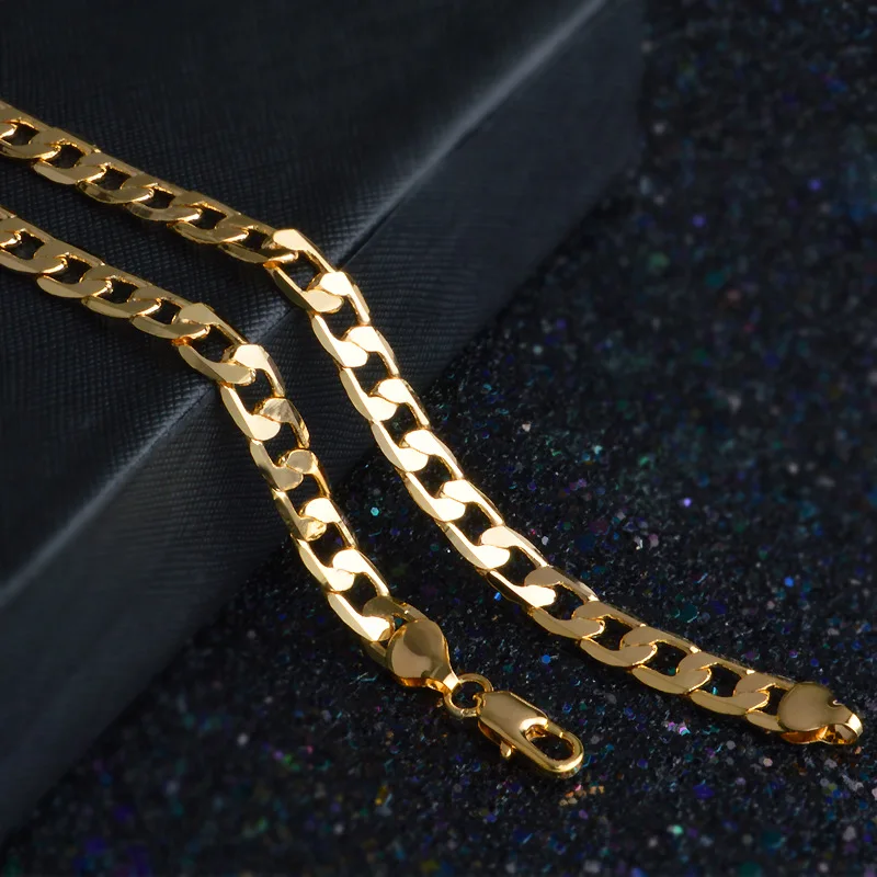 สร้อยคอทองคำ 18K ดีไซน์หรูหรา  - Men'S Accessories Affordable บทวิจารณ์และราคา