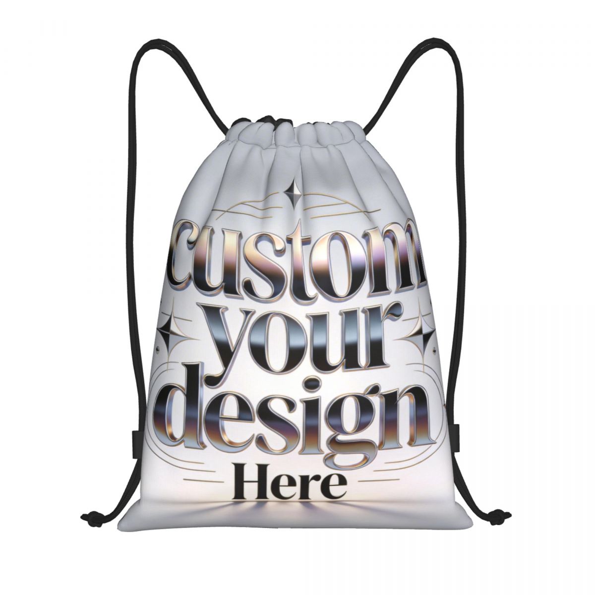 กระเป๋าเป้สะพายหลังแบบมีเชือกผ - Men Accessories Logo บทวิจารณ์และราคา