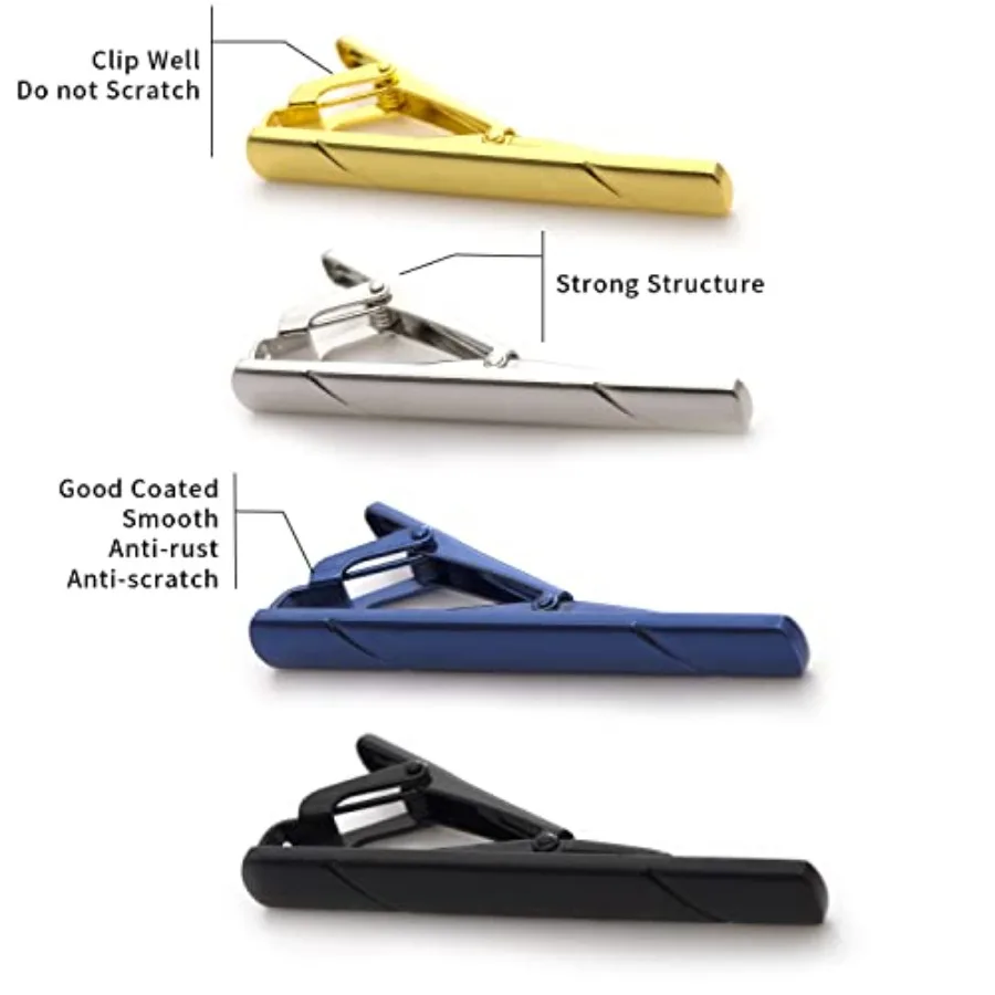 คลิปหนีบเนคไทสำหรับผู้ชาย 4 ชิ - Men'S Accessories Fashion บทวิจารณ์และราคา