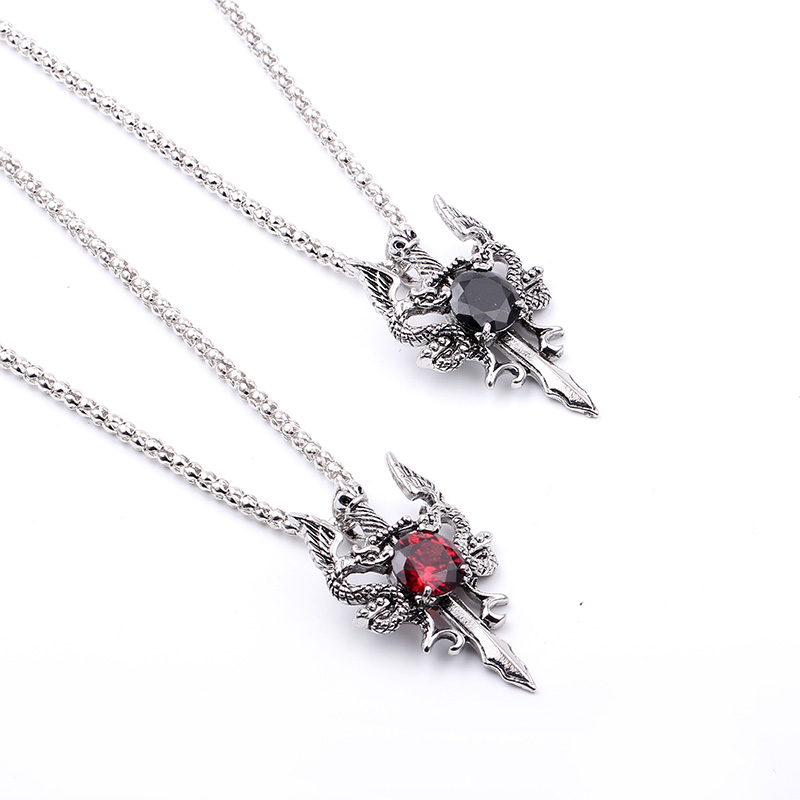 ดับเบิ้ลดราก้อน แบล็ค เจม ครอส - Men Accessories Pendant บทวิจารณ์และราคา