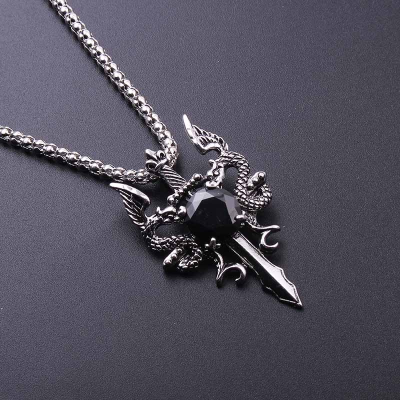 ดับเบิ้ลดราก้อน แบล็ค เจม ครอส - Men Accessories Pendant บทวิจารณ์และราคา